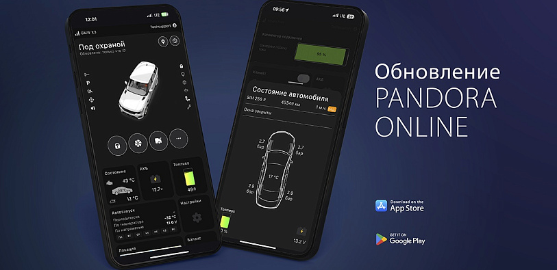 Обновление мобильного приложения Pandora Online